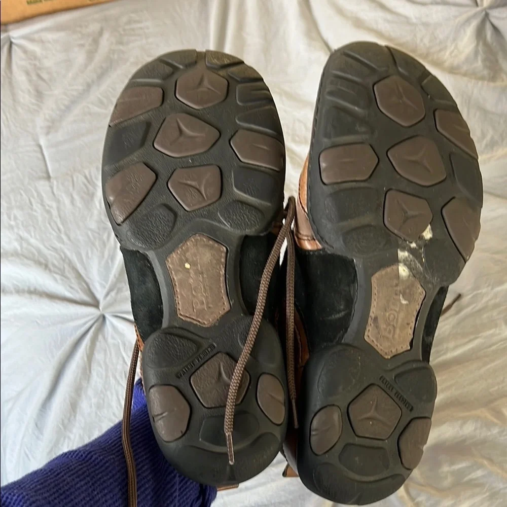 Born Men's Brown and Black Casual Shoes